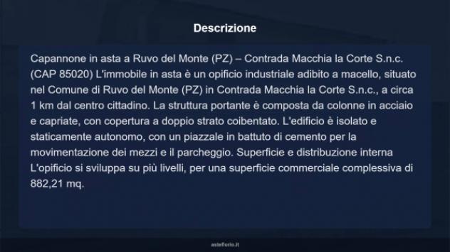 Immobile in asta di 882 m² in vendita a Ruvo del Monte - Foto 4