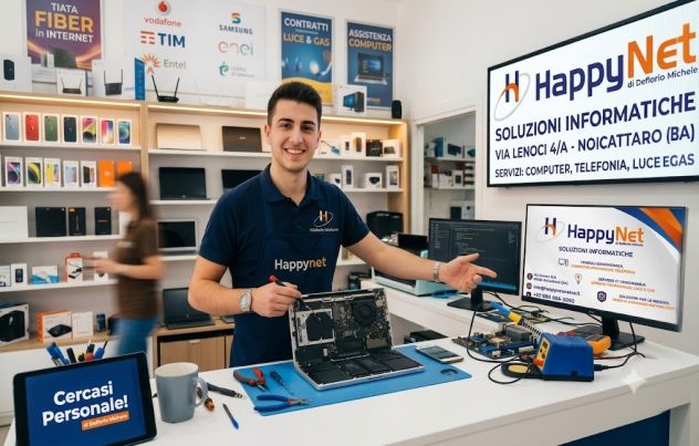 Cercasi Addetto alle Vendite e Assistenza Tecnica Informatica e Telefonia