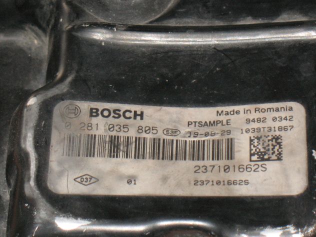 0281035805 ECU RENAULT TALISMAN DUSTER 2.0 0281035805 237101662S 94820485 - Foto 2