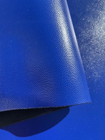 Pelle di vitello stampa chicco di riso Azzurro - Sp.1,7 - Foto 3
