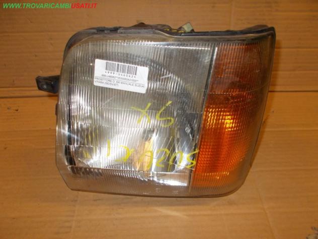 PROIETTORE D. SX MANUALE SUZUKI VITARA (SE/SV/ET) Parti elettriche Fanaleria Proiettori Proiettore ant. SUZUKI - VITARA - 01-10-1988 - 01-05-2004