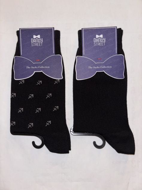 2 PAIA CALZE NUOVE DA UOMO IN COTONE ORIGINALE MARCA DANDY STREET,MADE IN ITALY, - Foto 2