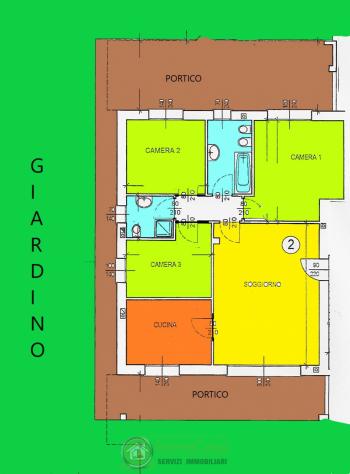APPARTAMENTO di 4 vani e di 156 mq (CAVENAGO DI BRIANZA) rif. 4 LOC PIANO TERRA APP2