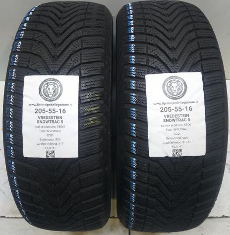 2 GOMME 205 55 16 VREDESTEIN A55061