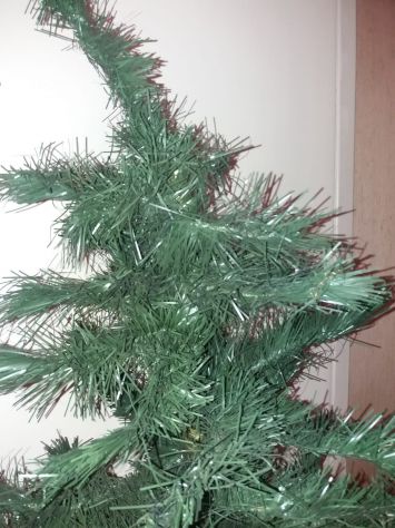 Albero di natale con 6 palline + punta x albero