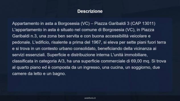 Immobile in asta di 69 m² in vendita a Borgosesia - Foto 5