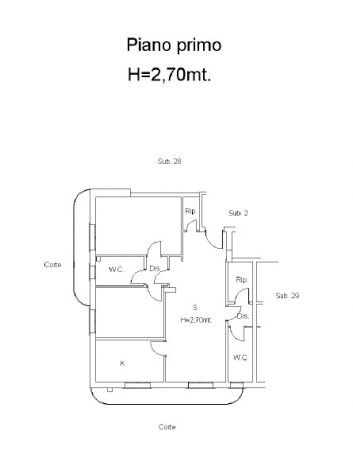 APPARTAMENTO 1° PIANO A SOLOFRA MQ 100 BALCONATO DI RECENTE COSTRUZIONE