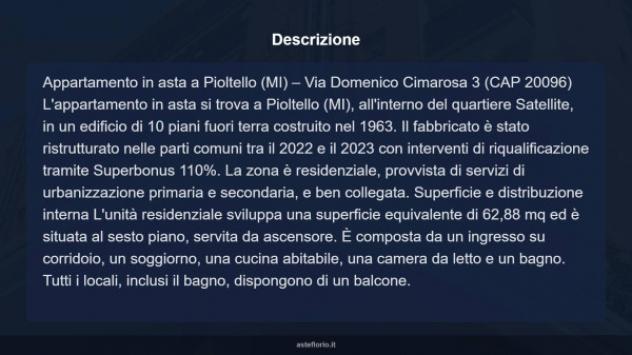 Immobile in asta di 62 m² in vendita a Pioltello - Foto 16