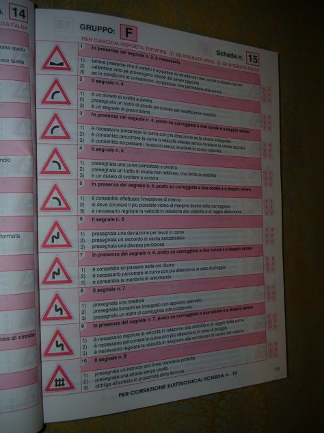 QUESTIONARIO PER LA PATENTE DI GUIDA A e B - Foto 5