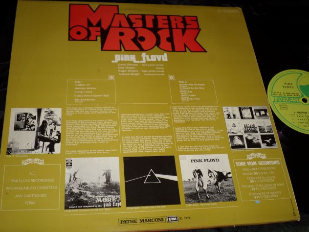 PINK FLOYD - Masters of Rock (Syd Barret '67/'69) LP / 33 rpm 1974 EMI - Foto 2