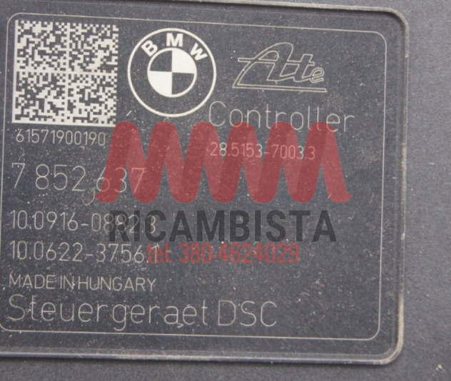 7852637 BMW Serie i4 F32 2015 gruppo pompa ABS - Foto 2