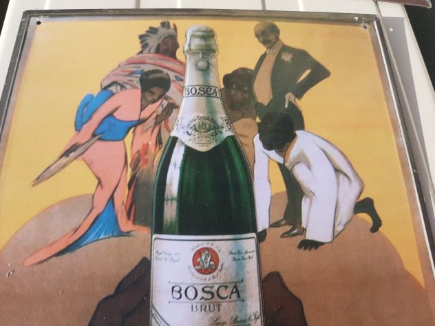 INSEGNA BOSCHI GRAN SPUMANTE BRUT TARGA IN RILIEVO - Foto 3