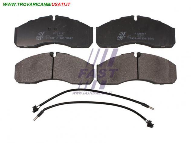 PASTIGLIE FRENO IVECO DAILY 00 ANTERIORE 2-SENSORI 60/65C13 FT29117  RENAULT - MASCOTT - 2007  2010