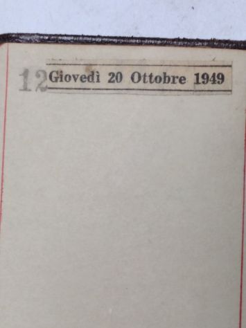 COLLEZIONISMO CARTACEO VINTAGE ANNI 20 AGENDINA CON APPUNTI - EPOCA - Foto 6