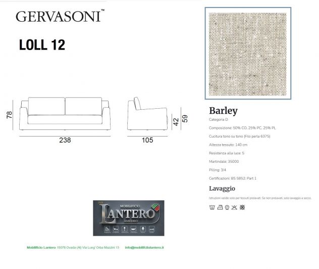 divano lineare LOLL 12 GERVASONI - Foto 3