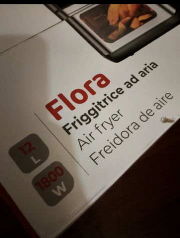 Friggitrice ad Aria Melchioni Family Flora 12L Nuova Imballata - 79€ - Foto 3