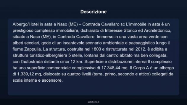Immobile in asta di 17348 m² in vendita a Naso - Foto 3