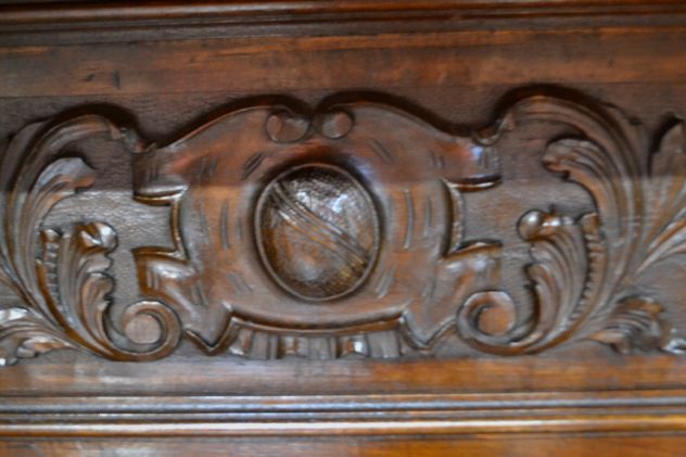 Credenza doppio corpo del XX secolo stile Neorinascimentale - Foto 3