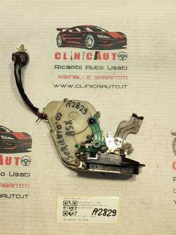 SERRATURA ANTERIORE SINISTRA KIA Sorento 1° Serie 813103E010 (0206)