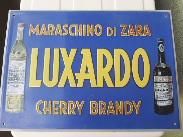 INSEGNA LUXARDO MARASCHINO DI ZARA  TARGA IN RILIEVO - Foto 5