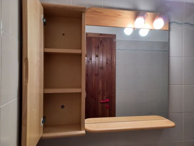 Specchio bagno con pensile+ accessori - Foto 2