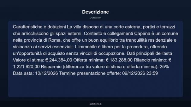 Immobile in asta di 150 m² in vendita a Capena - Foto 7