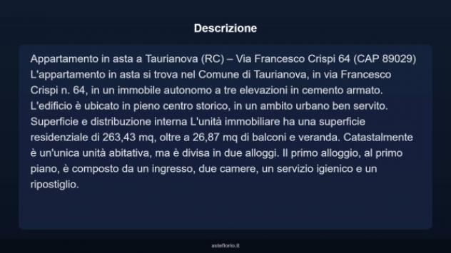 Immobile in asta di 263 m² con più di 5 locali in vendita a Taurianova - Foto 5