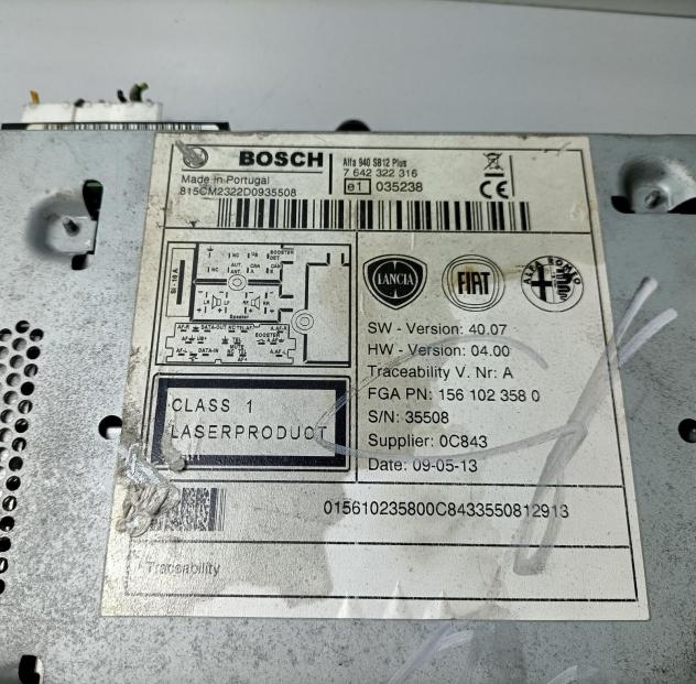 AUTORADIO ALFA ROMEO Giulietta Serie (940_) 7642322316 (1013) - Foto 4