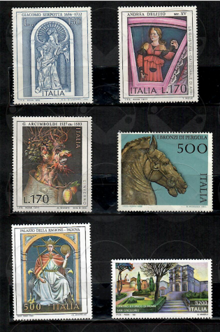 ITALIA francobolli serie: PATRIMONIO ARTISTICO - Foto 2