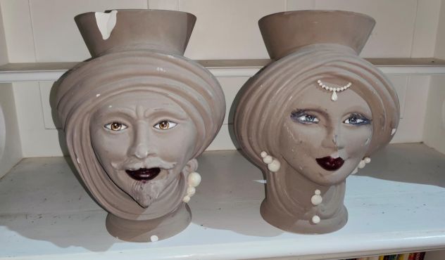 Teste di Moro in Terracotta – 25163