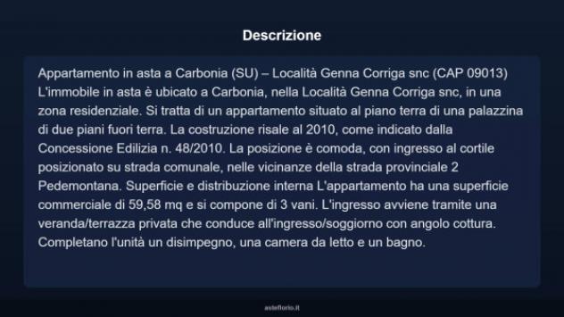 Immobile in asta di 59 m² in vendita a Carbonia - Foto 4