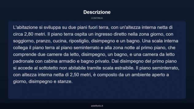 Immobile in asta di 165 m² con più di 5 locali in vendita a Piane Crati - Foto 5