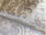 Pelle vacchetta floreale champagne per artigianato