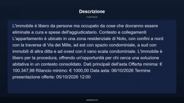 Immobile in asta di 172 m², box auto in vendita a Noto - Foto 16