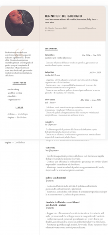 cerco lavoro su turni/o mattutino