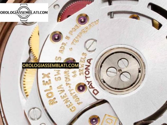 Rolex Replica DAYTONA 116515 1:1 BEST EDITION QUADRANTE CIOCCOLATO INDICATORI LUME SU CINTURINO OYSTERFLEX SA4130 V2 - Foto 5