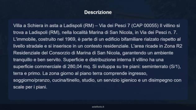 Immobile in asta di 280 m², box auto in vendita a Ladispoli - Foto 14