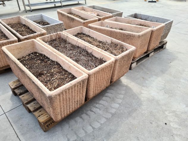 fioriere da giardino usate