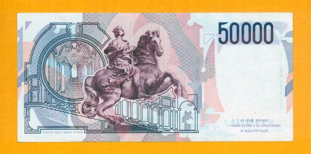 Banconota da 50.000 L. (1984) - Foto 2