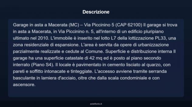 Immobile in asta di 42 m² in vendita a Macerata - Foto 9