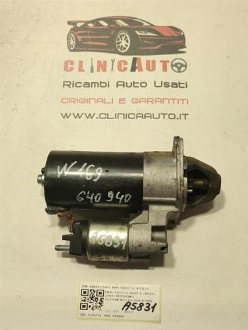 MOTORINO D' AVVIAMENTO MERCEDES Classe A W169 3° Serie A0051517401 0001108217 640940 diesel 1991 (0408)