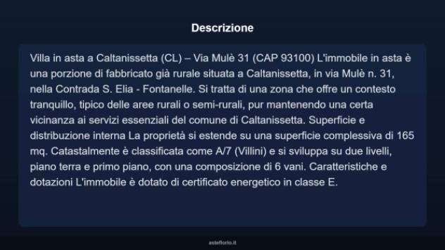 Immobile in asta di 165 m² con più di 5 locali in vendita a Caltanissetta - Foto 18