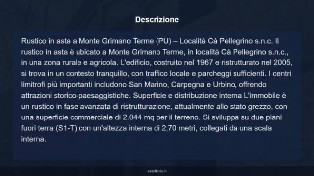Immobile in asta di 2044 m² in vendita a Monte Grimano Terme - Foto 17