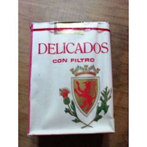 PACCHETTO PACCHETTI SIGARETTE "DELICADOS con filtro" MESSICO 1986
