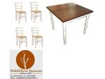 Set Completi Tavoli Sedie Venezia Per Arredamento Bar Ristorante Pub cod 102