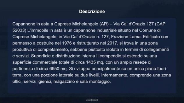 Immobile in asta di 1435 m² in vendita a Caprese Michelangelo - Foto 10