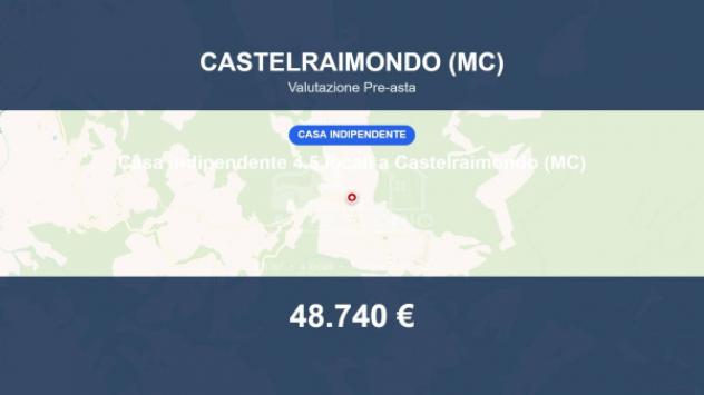 Immobile in asta di 76 m² in vendita a Castelraimondo