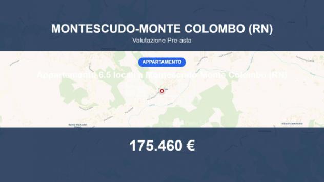 Immobile in asta di 95 m² con più di 5 locali e box auto in vendita a Montescudo - Montecolombo