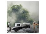 Fotomurale Adesivo Con Gli Alberi Nella Nebbia Arredalacasa