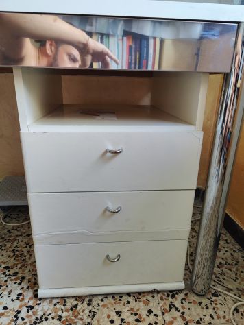 Tavolo in legno bianco stile moderno - Foto 5